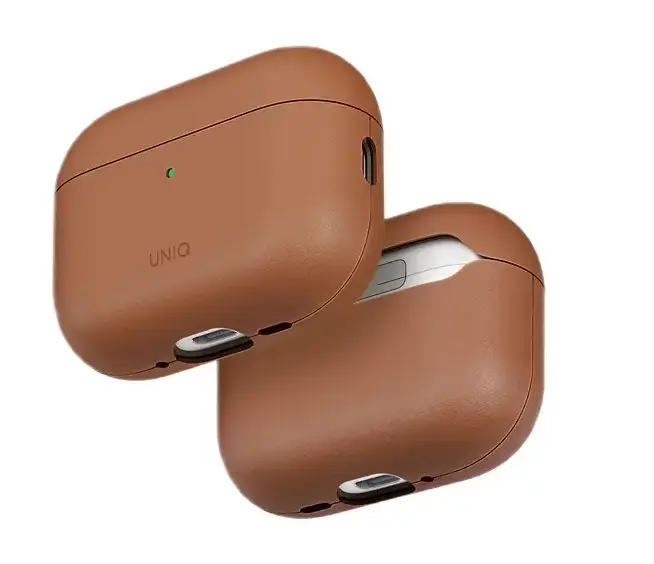 Чехол Uniq для Airpods Pro 3 Lyden Vex Leatherette, карамельный